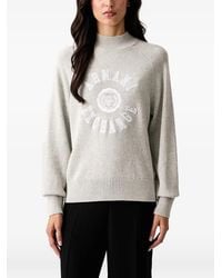 ARMANI EXCHANGE - Trui Met Geborduurd Logo En Hoge Hals - Lyst