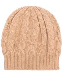 Blanca Vita - Cable-Knit Beanie Hat - Lyst
