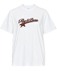 Rag & Bone - T-Shirt Miramar À Imprimé Graphique - Lyst
