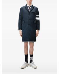 Thom Browne - Poly-Tech Down Filled 4-Bar Overcoat - Lyst
