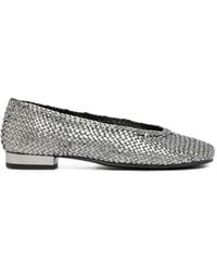 CAREL PARIS - Ballerines Cassis En Cuir Tressé - Lyst