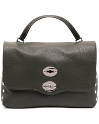 Zanellato - Small Postina Daily Stud-Embellished Calf Leather Shoulder Bag - Lyst