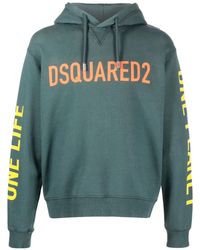 DSquared² - Hoodie Mit Slogan-Print - Lyst