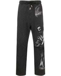 Off-White c/o Virgil Abloh - Graphic-print Track Pants - Lyst