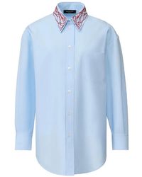 Fabiana Filippi - Bead-Embellished Poplin Shirt - Lyst