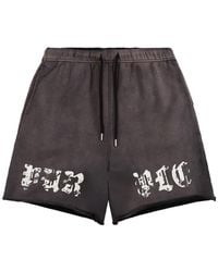 Purple Brand - Worn Gothic Track Shorts - Lyst