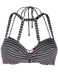 Marlies Dekkers - Striped Push-up Bikini Top - Lyst