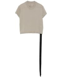 Rick Owens - Ribbed-Trim Hanging-Strap T-Shirt - Lyst