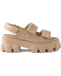 Prada - Sandali Monolith 55Mm - Lyst