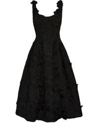 Oscar de la Renta - Robe Mi-Longue Orchid À Broderies - Lyst