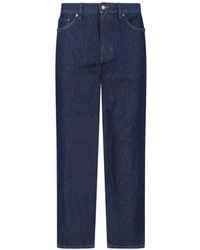 ZEGNA - City Belt-Loop Buttoned Jeans - Lyst
