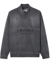 Izzue - Faded-Effect Half-Zip Sweater - Lyst