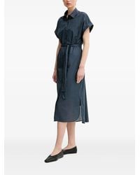 Marc O' Polo - Belted Shirt Midi Dress - Lyst