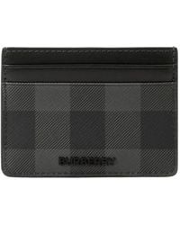 Burberry - Check Card Case - Lyst