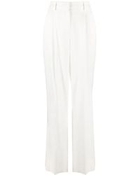 Lorena Antoniazzi - Wide-Leg Straight Trousers - Lyst