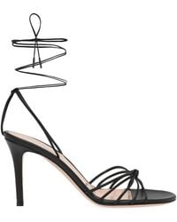 Gianvito Rossi - Gwyneth Lace-Up Heeled Sandals - Lyst