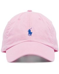 Polo Ralph Lauren Cappello da baseball con ricamo - Rosa