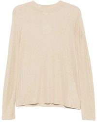 MAISON 123 - Long-Sleeve Crew-Neck T-Shirt - Lyst