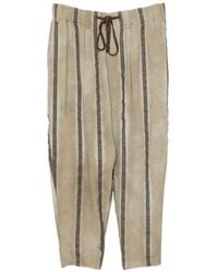 Uma Wang - Striped Tapered Trousers - Lyst