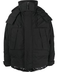 Juun.J - Panelled-design Puffer Jacket - Lyst