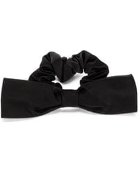 Balenciaga - Bow-Detail Ruched Hair Tie - Lyst