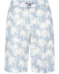 Philipp Plein - Kid Fit Chambray-Print Shorts - Lyst