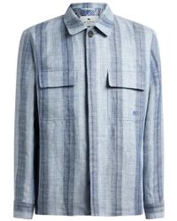 Etro - Striped Overshirt - Lyst