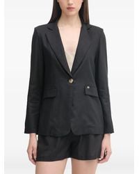 GAUDI - Single-Breasted Notched-Lapels Blazer - Lyst