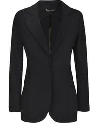 La Petite Robe Di Chiara Boni - ノッチドラペル シングルジャケット - Lyst