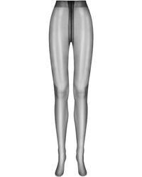 Maison Close - Satin High-Waisted Tights - Lyst