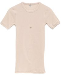 Baserange - Heart-Detail T-Shirt - Lyst