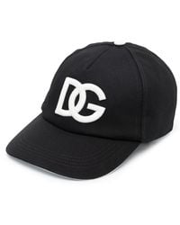 Dolce & Gabbana - Cappello da baseball con ricamo dg - Lyst