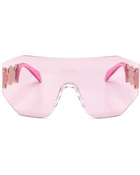 Versace - Medusa Biggie Mask-frame Sunglasses - Lyst