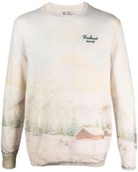 Mc2 Saint Barth - Heron Pullover Mit Woodland-Muster - Lyst
