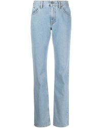 The Attico - High-Rise Slim-Fit Jeans - Lyst