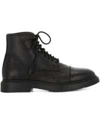 Boemos - Lace-Up Leather Boots - Lyst