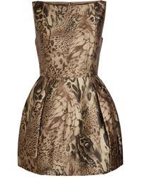 De La Vali - Pampero Animal-Print Sleeveless Mini Dress - Lyst