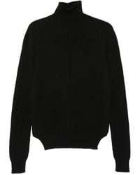 Rick Owens - Pull Côtelé Fisherman À Col Roulé - Lyst