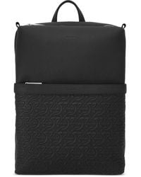 Ferragamo - Zaino Con Motivo Gancini Goffrato - Lyst
