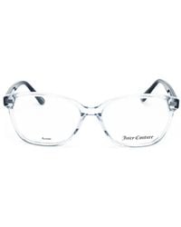 Juicy Couture - Rectangle-Frame Glasses - Lyst
