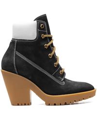 Maison Margiela - 100Mm Lace-Up Suede Boots - Lyst