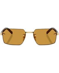Prada - Rectangle-Frame Sunglasses - Lyst
