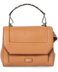 Lancel - Ninon Grained Leather Shoulder Bag - Lyst