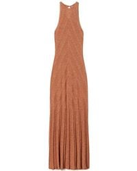 Twinset - Lurex-Detail Maxi Dress - Lyst