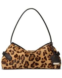 Ralph Lauren - Small Ralph Leopard-Print Haircalf Shoulder Bag - Lyst