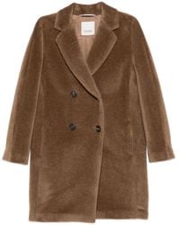 Max Mara - Double-Breasted Alpaca-Wool-Blend Coat - Lyst