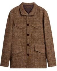 Ballantyne - Veste Boutonnée À Carreaux - Lyst