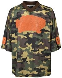BREATH - Camouflage-Print T-Shirt - Lyst
