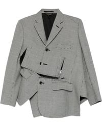 Comme des Garçons - Jacke mit Hahnentrittmuster - Lyst