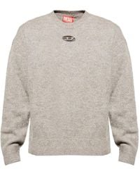 DIESEL - Maglione K-Areeso Con Logo Cut-Out - Lyst